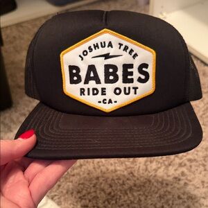 Babes Ride Out- Black Trucker Hat. Brand new, never worn.